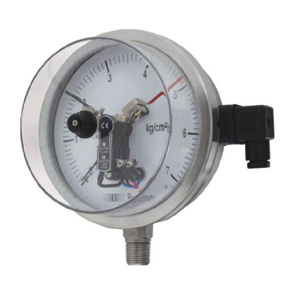 All SS Pressure Gauge Electric Contact Type Model BJ