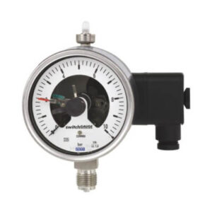 Bourdon Tube Pressure Gauge With Switch Contacts Models PGS23.100, PGS23.160