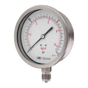 HVAC SS Pressure Gauge (Compact Case) Bourdon Type Model AV