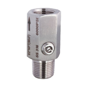 Pulsation Dampener (Snubber) Adjustable needle type Model EG