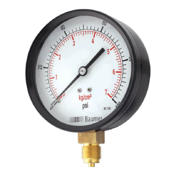 Utility Pressure Gauge Bourdon type Model AA